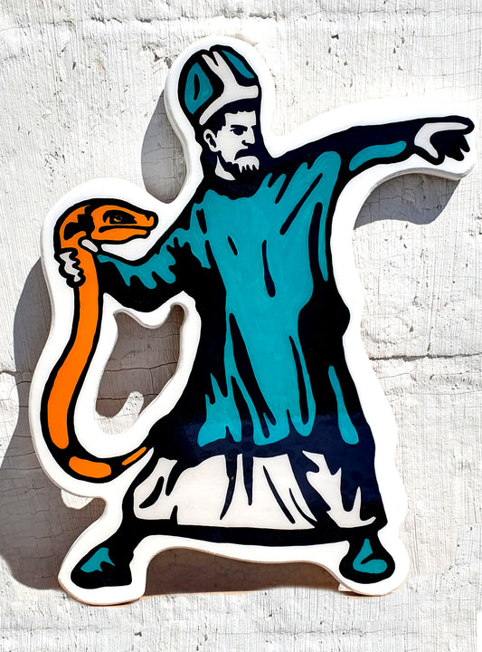 St. Patrick Banishing a Snake